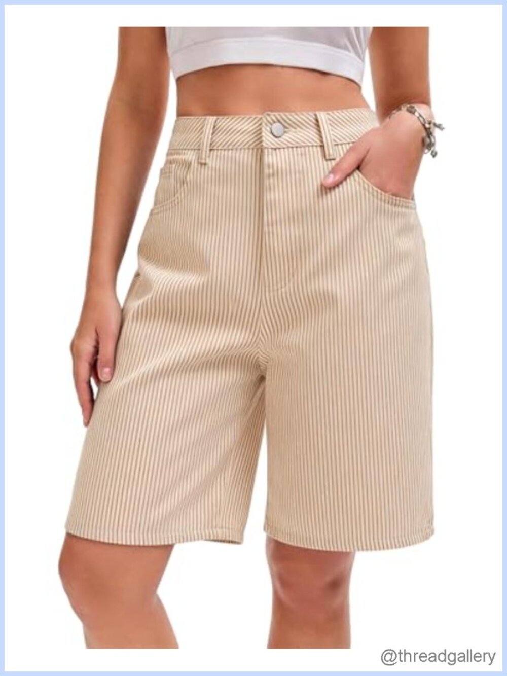 Women High Waisted Wide Leg Denim Shorts Y2K Baggy Jorts